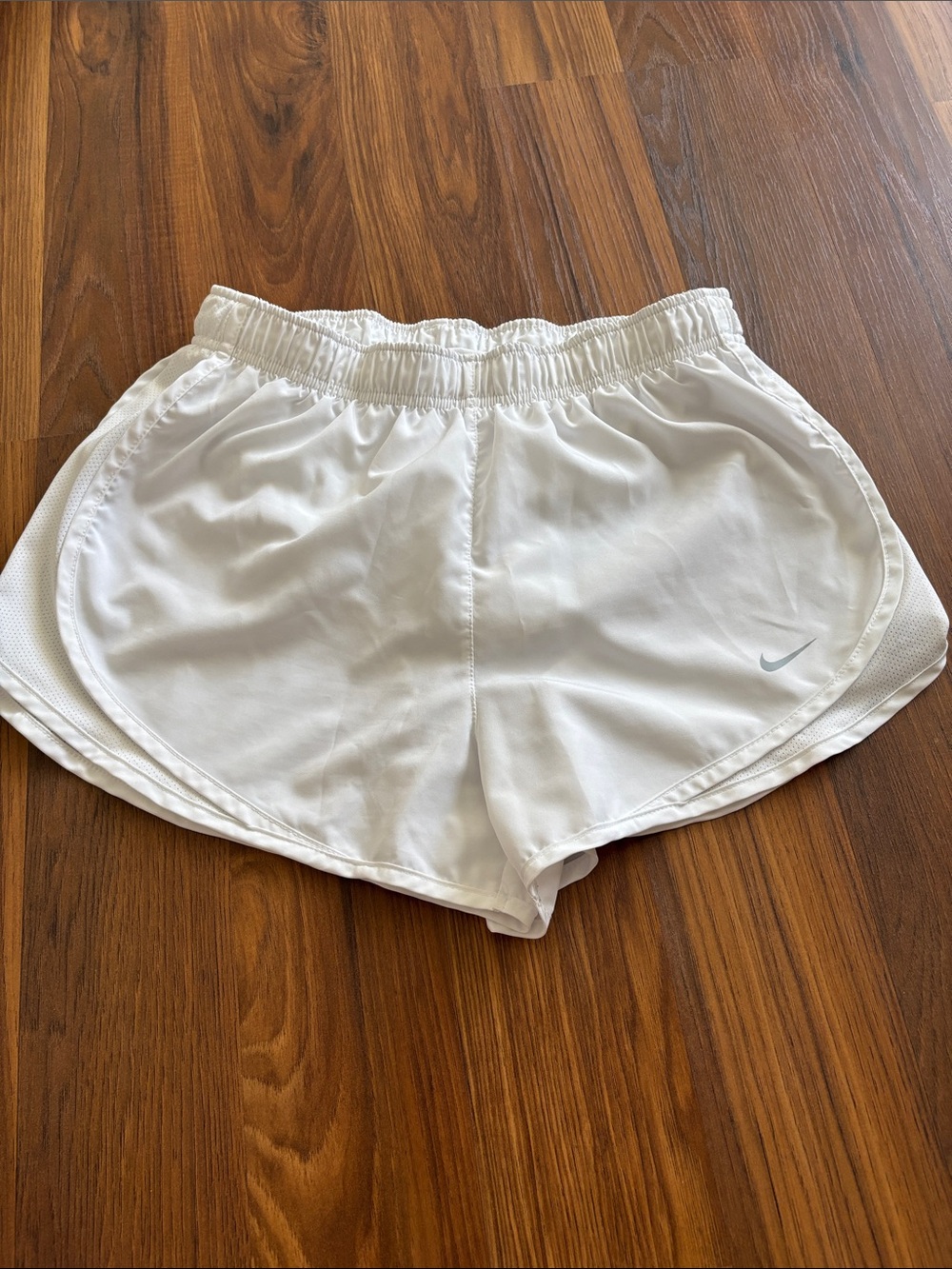 Nike White Women's Athletic Running Shorts